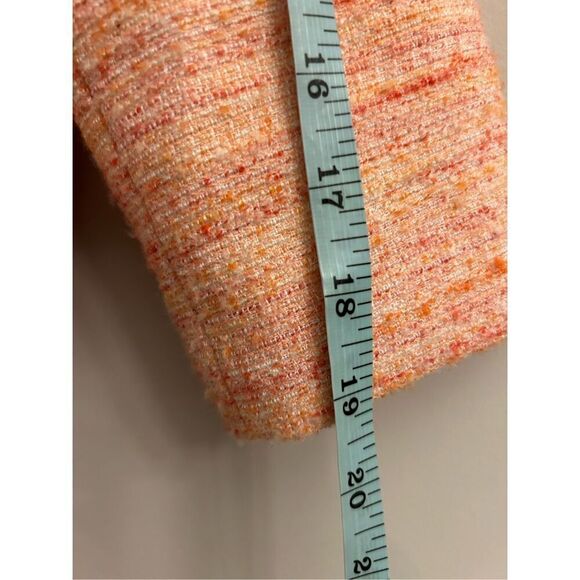 Antonio Melani Tweed jacket peachy mix size 0 preppy, academia - Picture 7 of 10